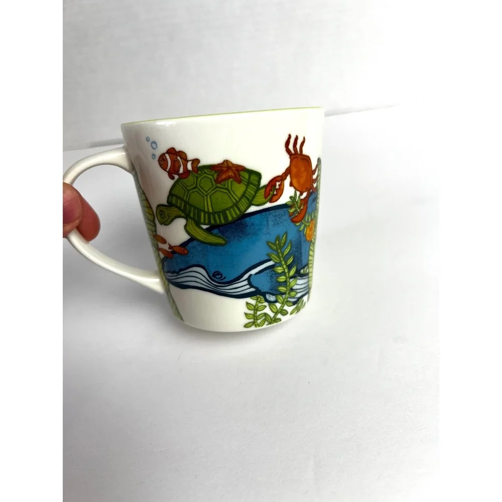 Starbucks 2010 Under The Sea Submarine  8 oz. Coffee Cup Mug Kids‎ Sea Life